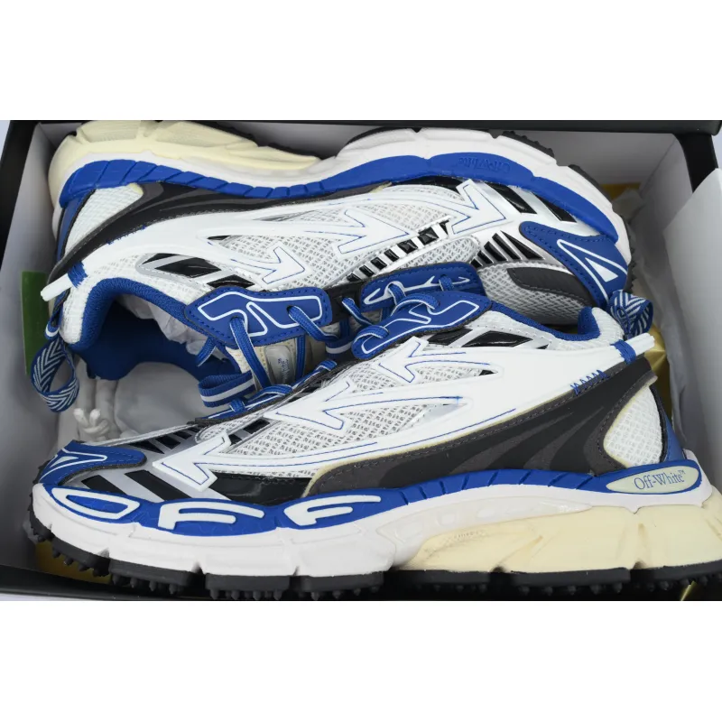 Off White Be Right Back Sneakers Deep Blue White OMIA295F24 FAB00 10145