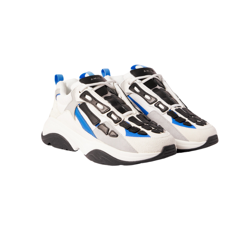 AMIRI Bone Runner White Black Grey Blue PB MFS001-420