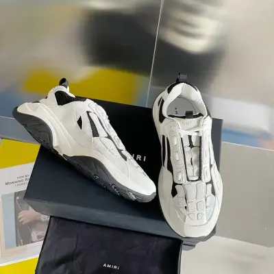 AMIRI Bone Runner White Black PB MFS001-004 02