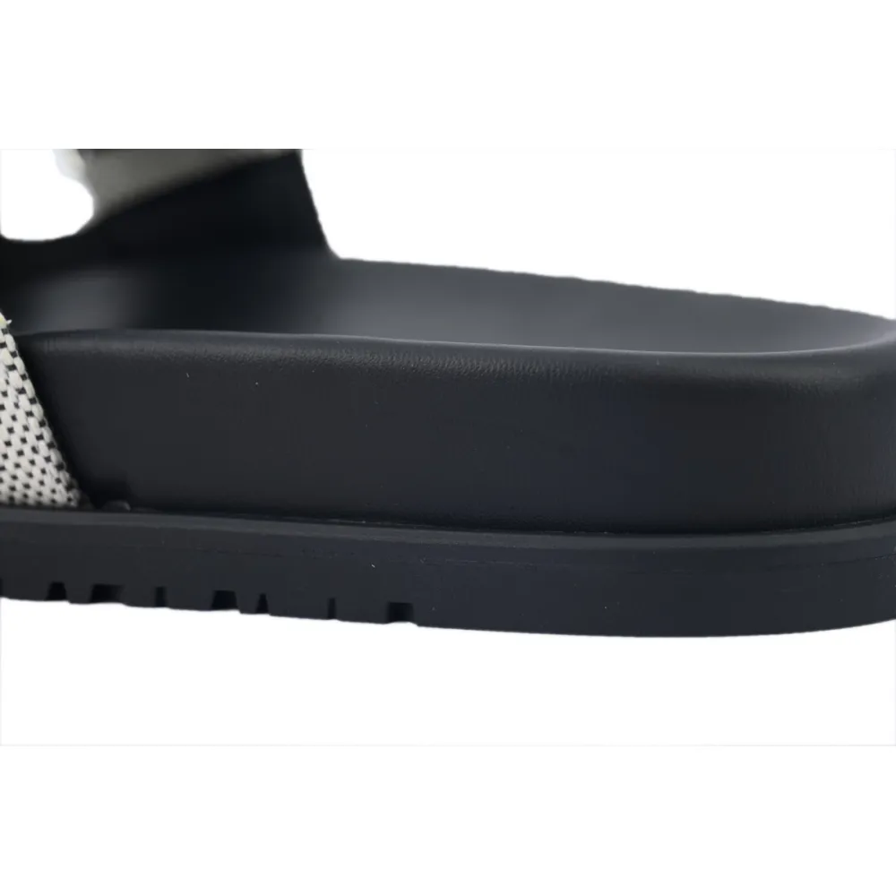 Hermes Chypre Sandal Dark Gray
