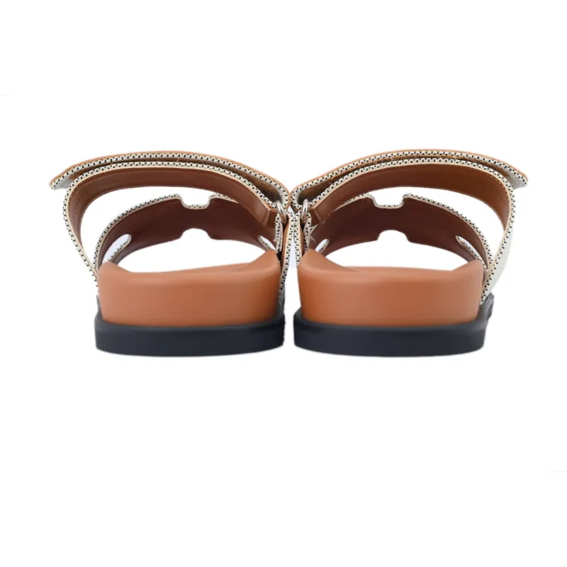 Hermes Chypre Sandal Grey Coffee Color