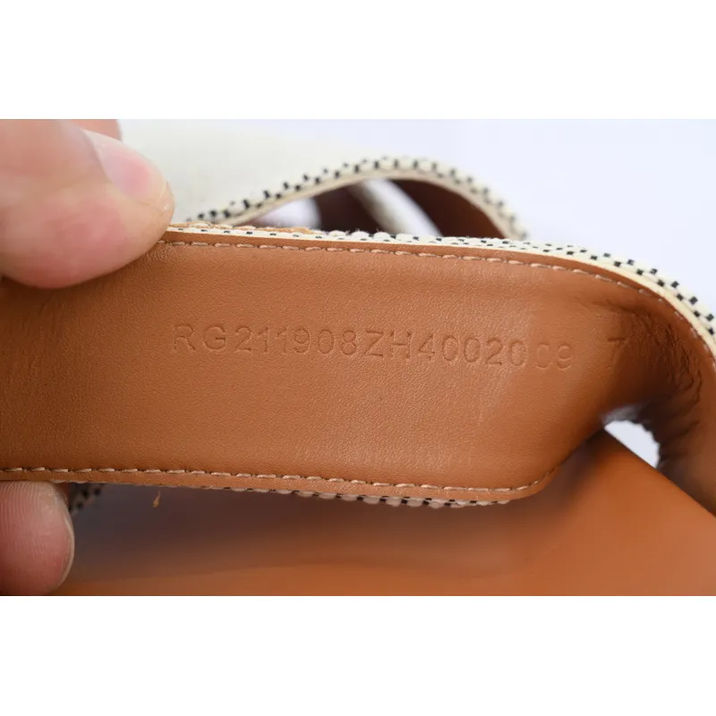 Hermes Chypre Sandal Grey Coffee Color