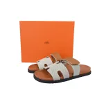 Hermes Chypre Sandal Grey Coffee Color