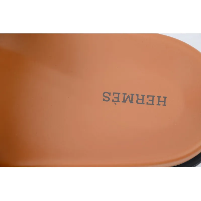 Hermes Chypre Sandal Khaki Black