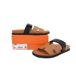 Hermes Chypre Sandal Khaki Black