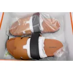 Hermes Chypre Sandal Khaki Black