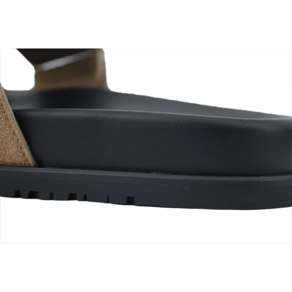 Hermes Chypre Sandal Khaki Brown