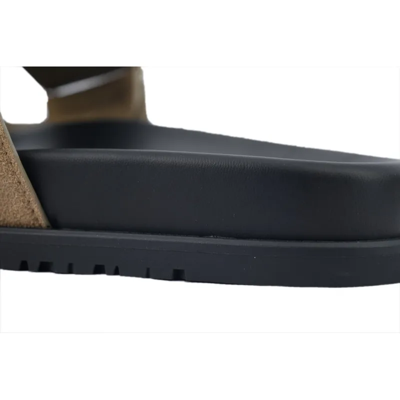 Hermes Chypre Sandal Khaki Brown
