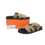 Hermes Chypre Sandal Khaki Brown