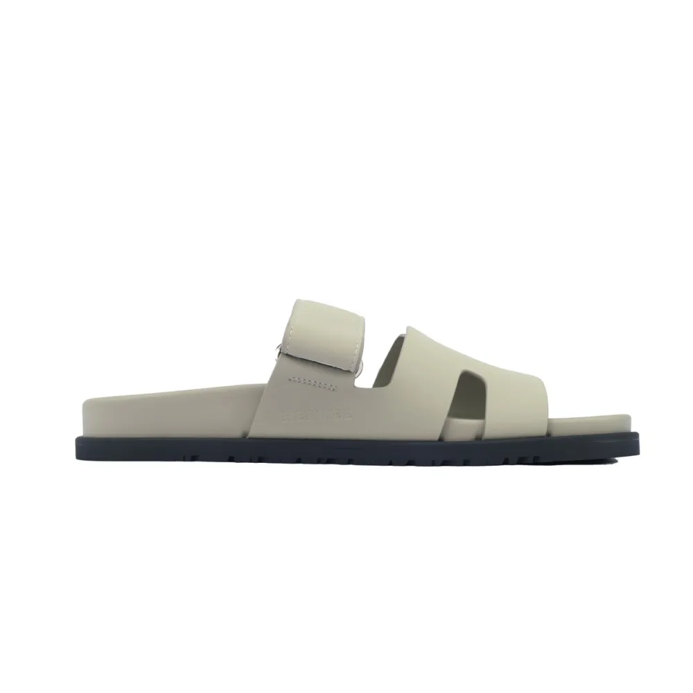 Hermes Chypre Sandal Khaki Gray