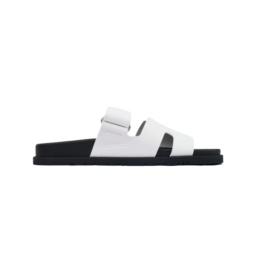 Hermes Chypre Sandal White