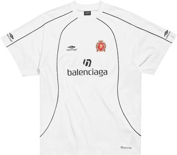 Balenciaga Miami Soccer T-Shirt Oversized White