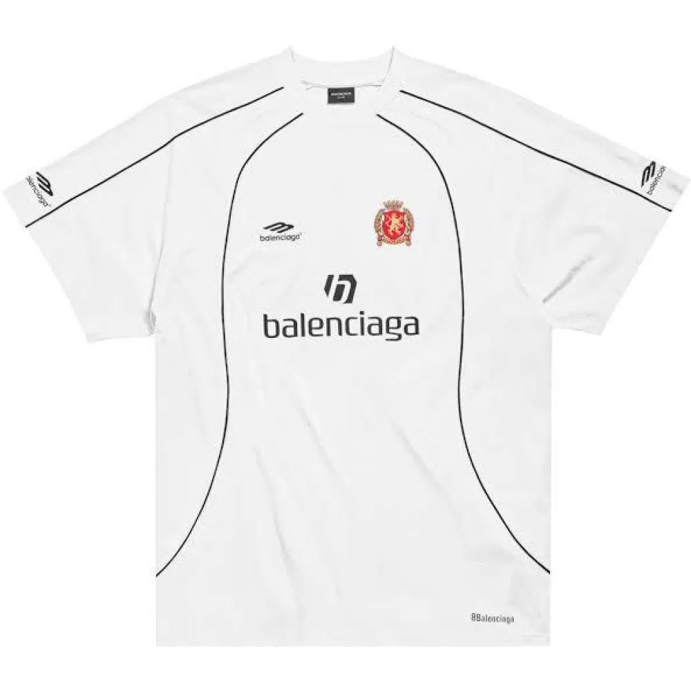 Balenciaga Miami Soccer T-Shirt Oversized White