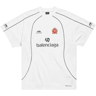 Balenciaga Miami Soccer T-Shirt Oversized White 01