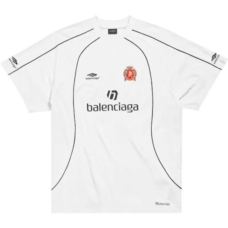 Balenciaga Miami Soccer T-Shirt Oversized White