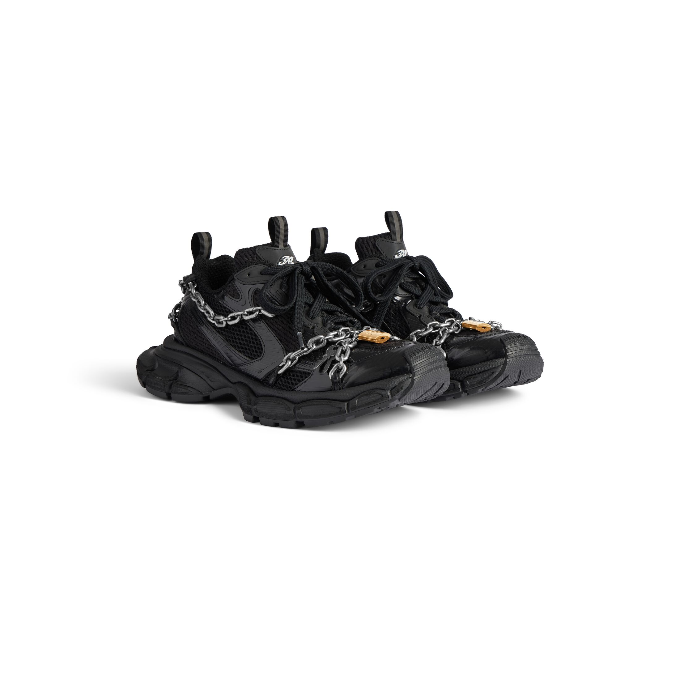 Balenciaga 3XL Sneaker Chain Black 825622W3XPL1882