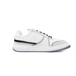 Chanel Suede Calfskin White Light Grey Low Top Sneakers