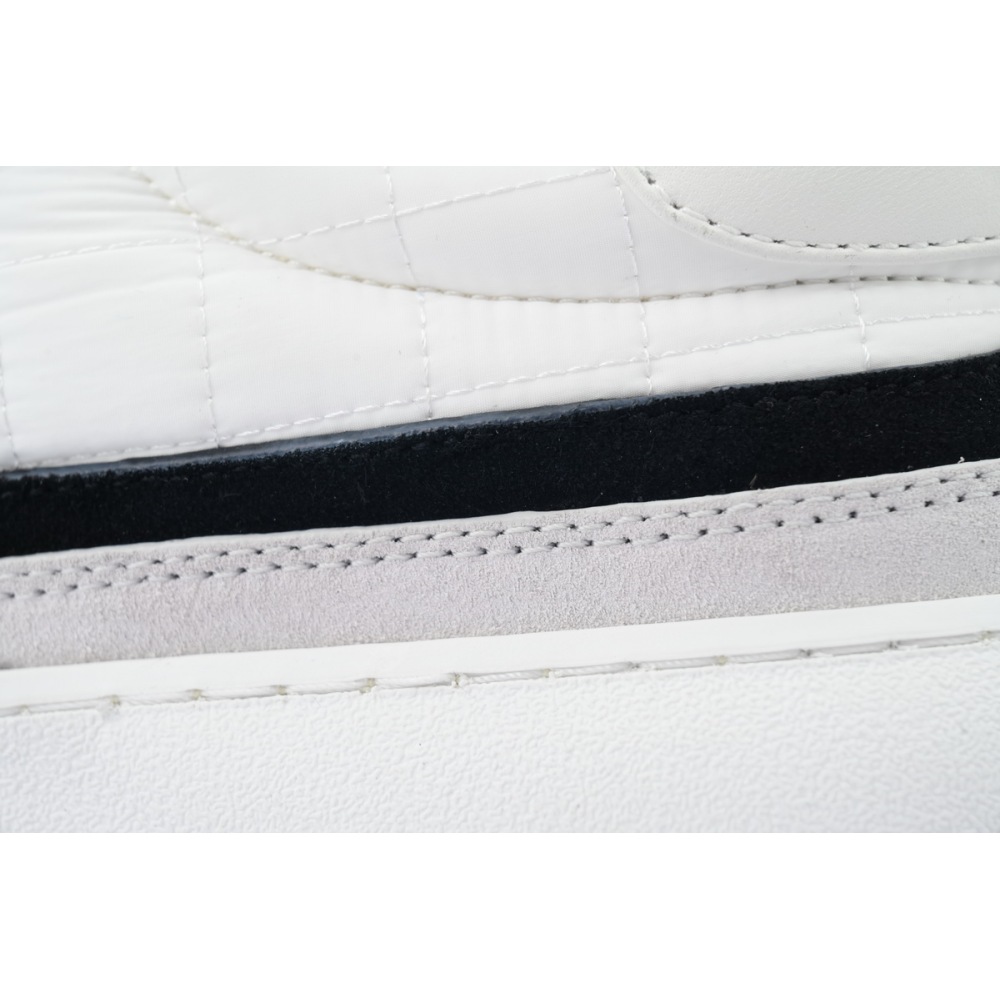 Chanel Suede Calfskin White Light Grey Low Top Sneakers