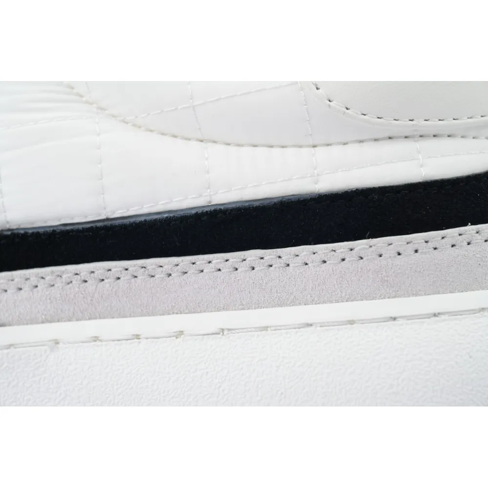 Chanel Suede Calfskin White Light Grey Low Top Sneakers