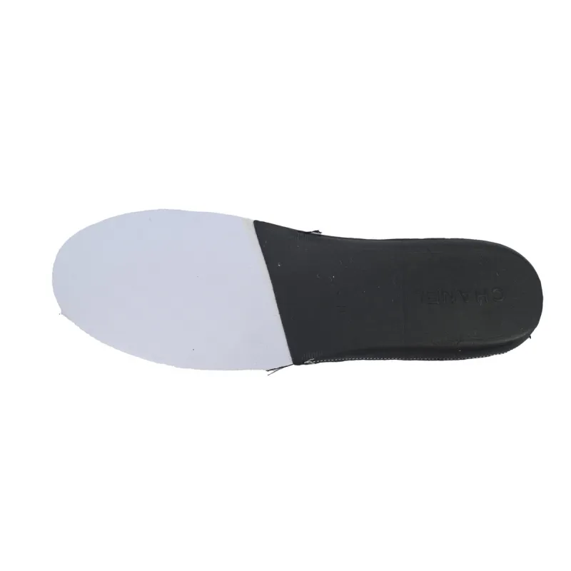 Chanel Stylish Skateboarding Shoes Black White