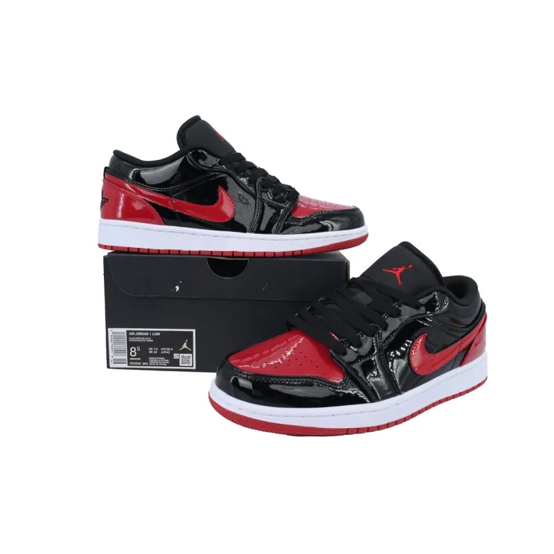 LJR Batch Air Jordan 1 Retro Low OG 'Black Red' 553558-063