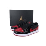 LJR Batch Air Jordan 1 Retro Low OG 'Black Red' 553558-063