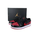 LJR Batch Air Jordan 1 Retro Low OG 'Black Red' 553558-063