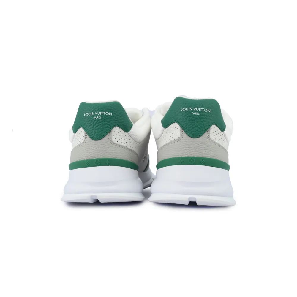 Louis Vuitton Runner Classic Sneaker White Green 1AHSUG