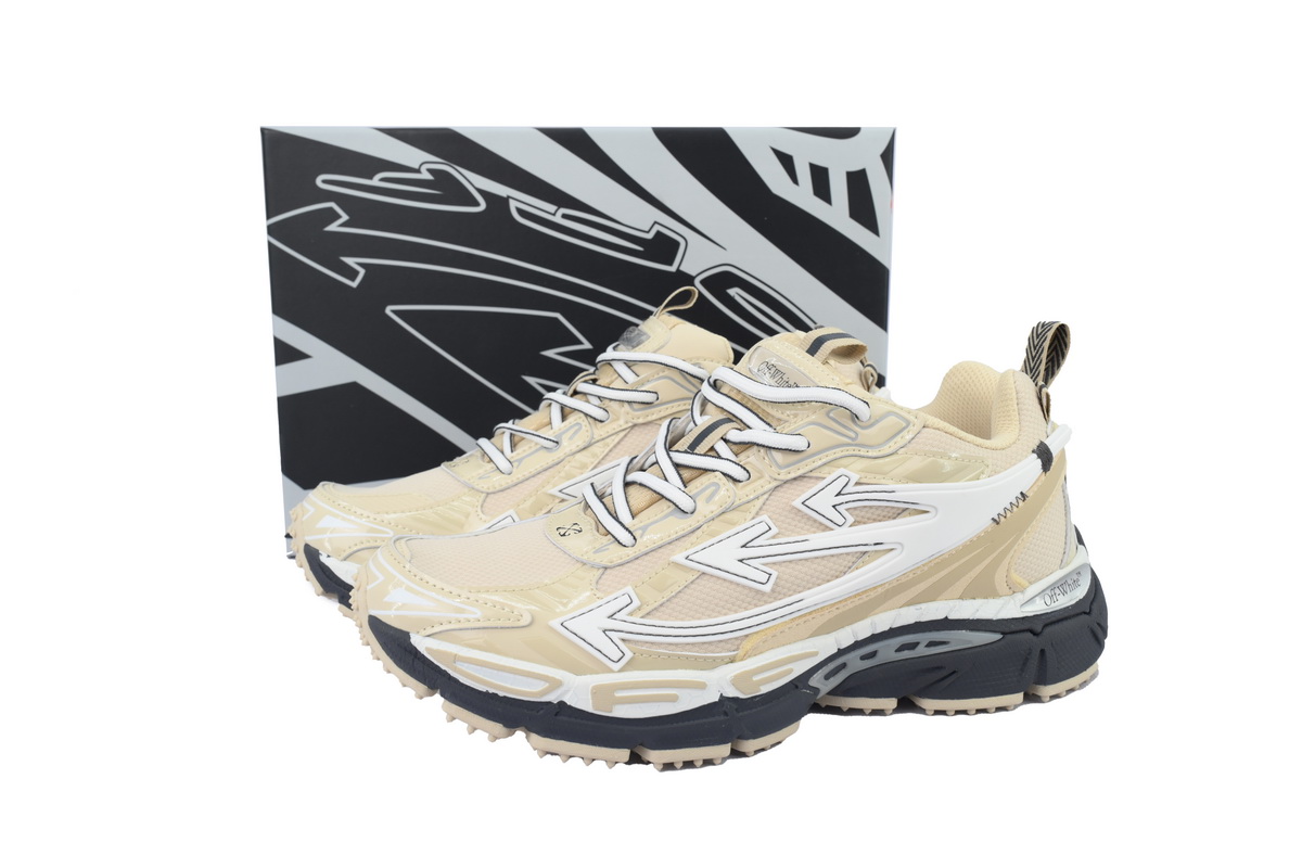 Off White Be Right Back Sneakers Brown OMIA295S25 FAB00 36113