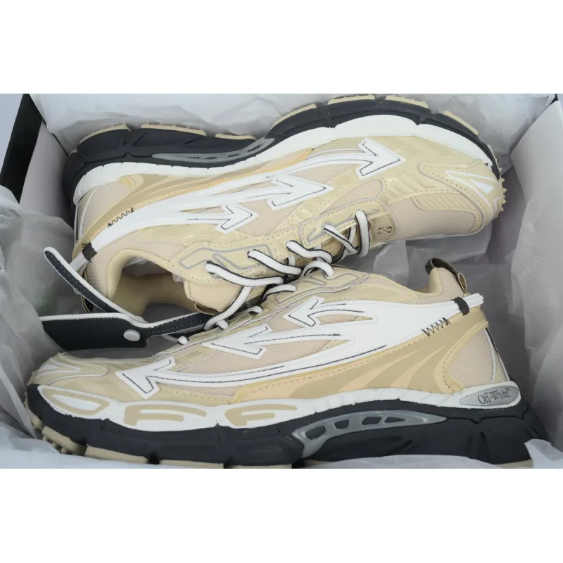 Off White Be Right Back Sneakers Brown OMIA295S25 FAB00 36113