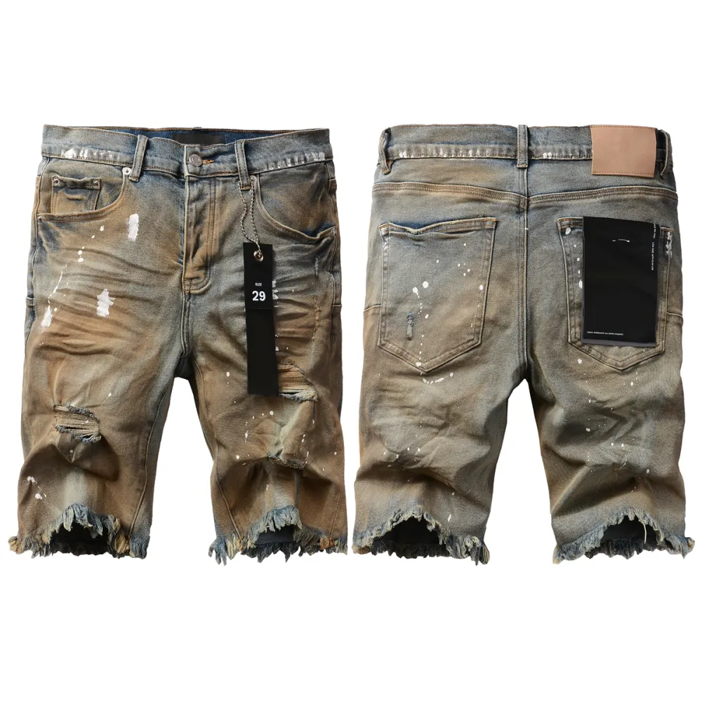 Purple Brand Denim Shorts K0527