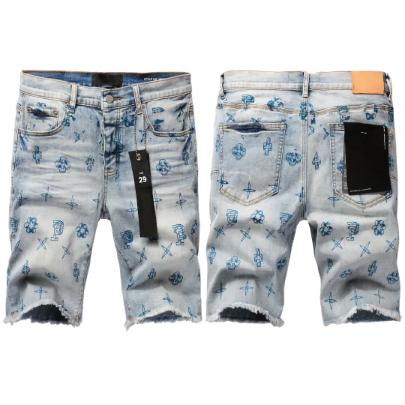 Purple Brand Denim Shorts K0533