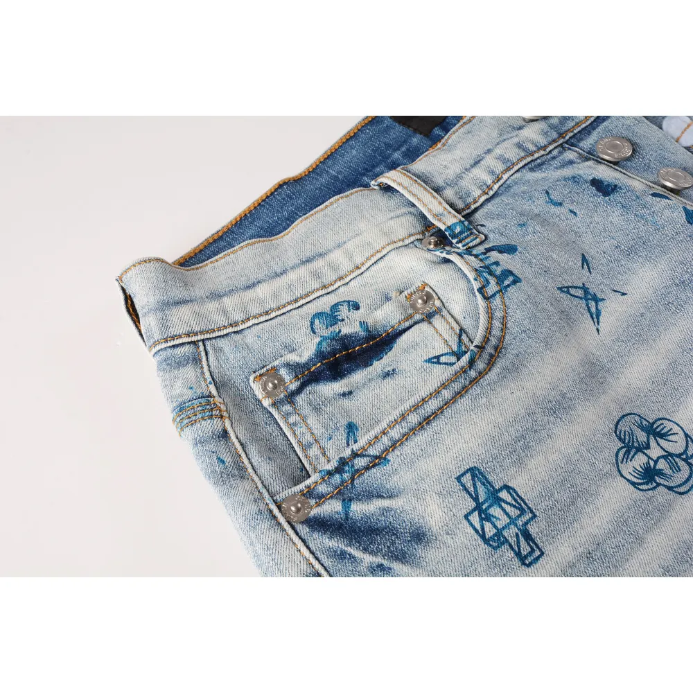 Purple Brand Denim Shorts K0533