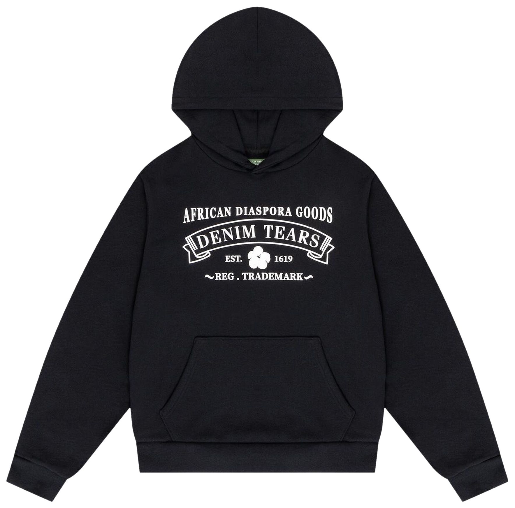 Denim Tears ADG Hoodie Black EG DTH13