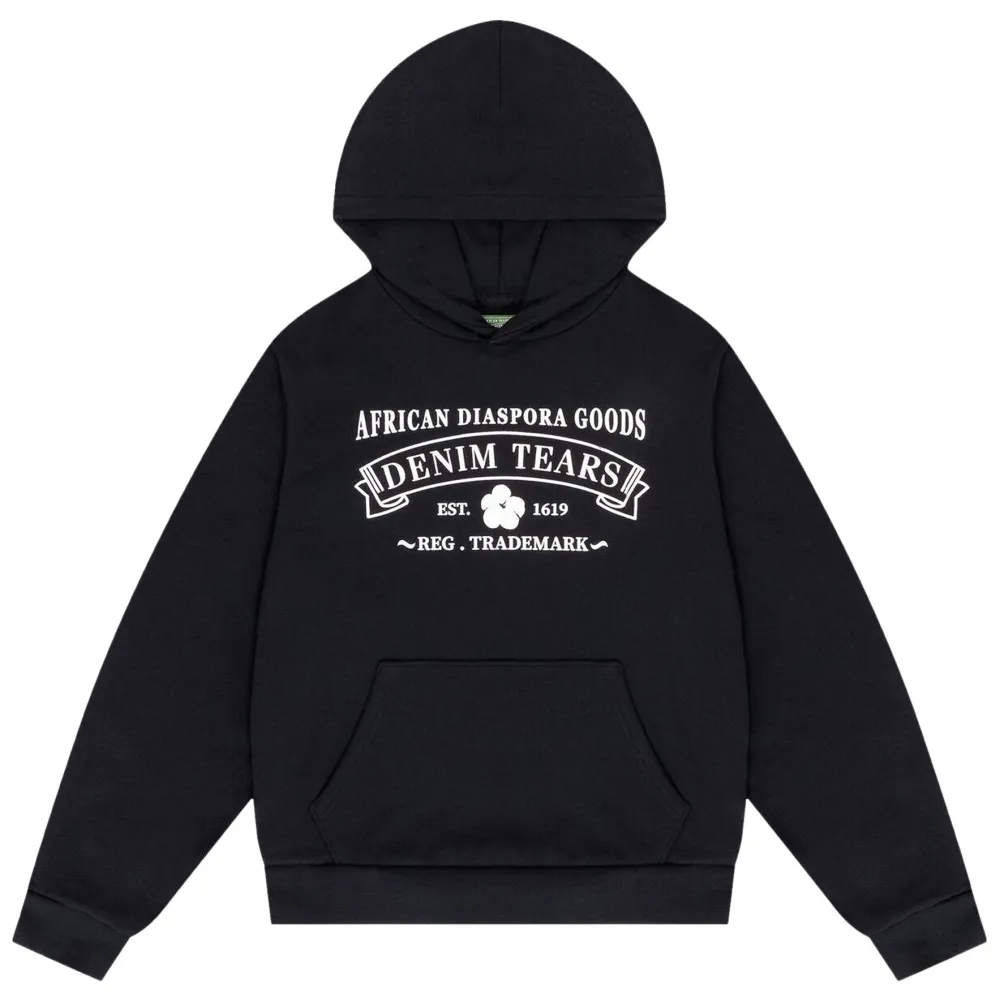 Denim Tears ADG Hoodie Black EG DTH13