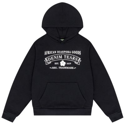 Denim Tears ADG Hoodie Black EG DTH13 01