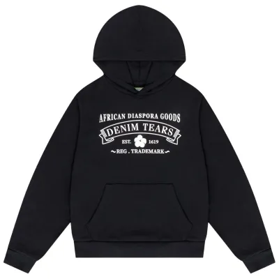 Denim Tears ADG Hoodie Black EG DTH13 01
