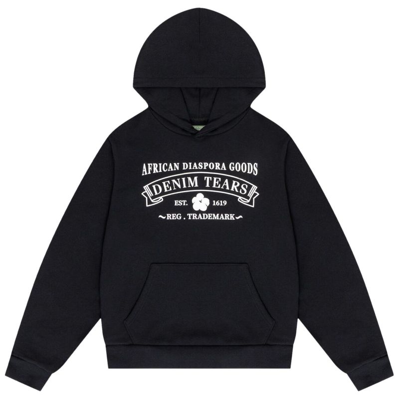 Denim Tears ADG Hoodie Black EG DTH13