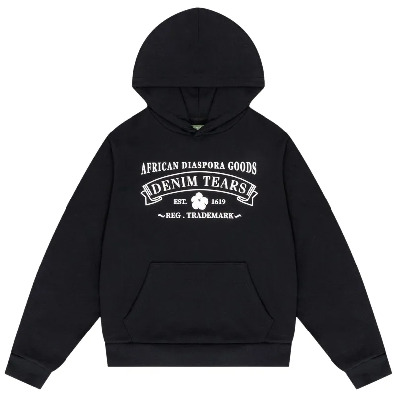 Denim Tears ADG Hoodie Black EG DTH13
