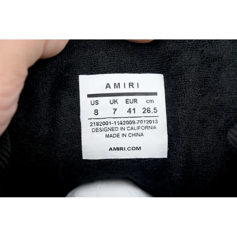 【FLASH SALE】Amiri MA-1 Sneakers Vlack Diamond