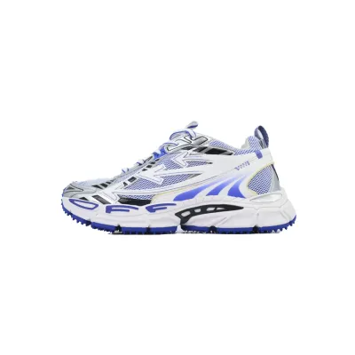 Off White Be Right Back Sneakers White Blue OMIA295S25 FAB00 47247 01