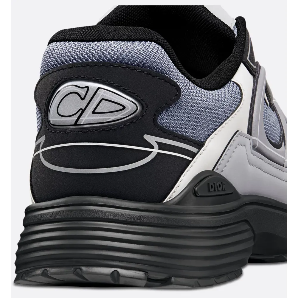 Dior B30 Countdown Sneaker Blue Mesh with Gray, White and Black Technical Fabric
