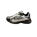 Dior B30 Countdown Sneaker Blue Mesh with Gray, White and Black Technical Fabric