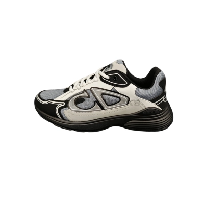 Dior B30 Countdown Sneaker Blue Mesh with Gray, White and Black Technical Fabric 01