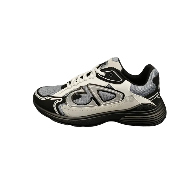 Dior B30 Countdown Sneaker Blue Mesh with Gray, White and Black Technical Fabric