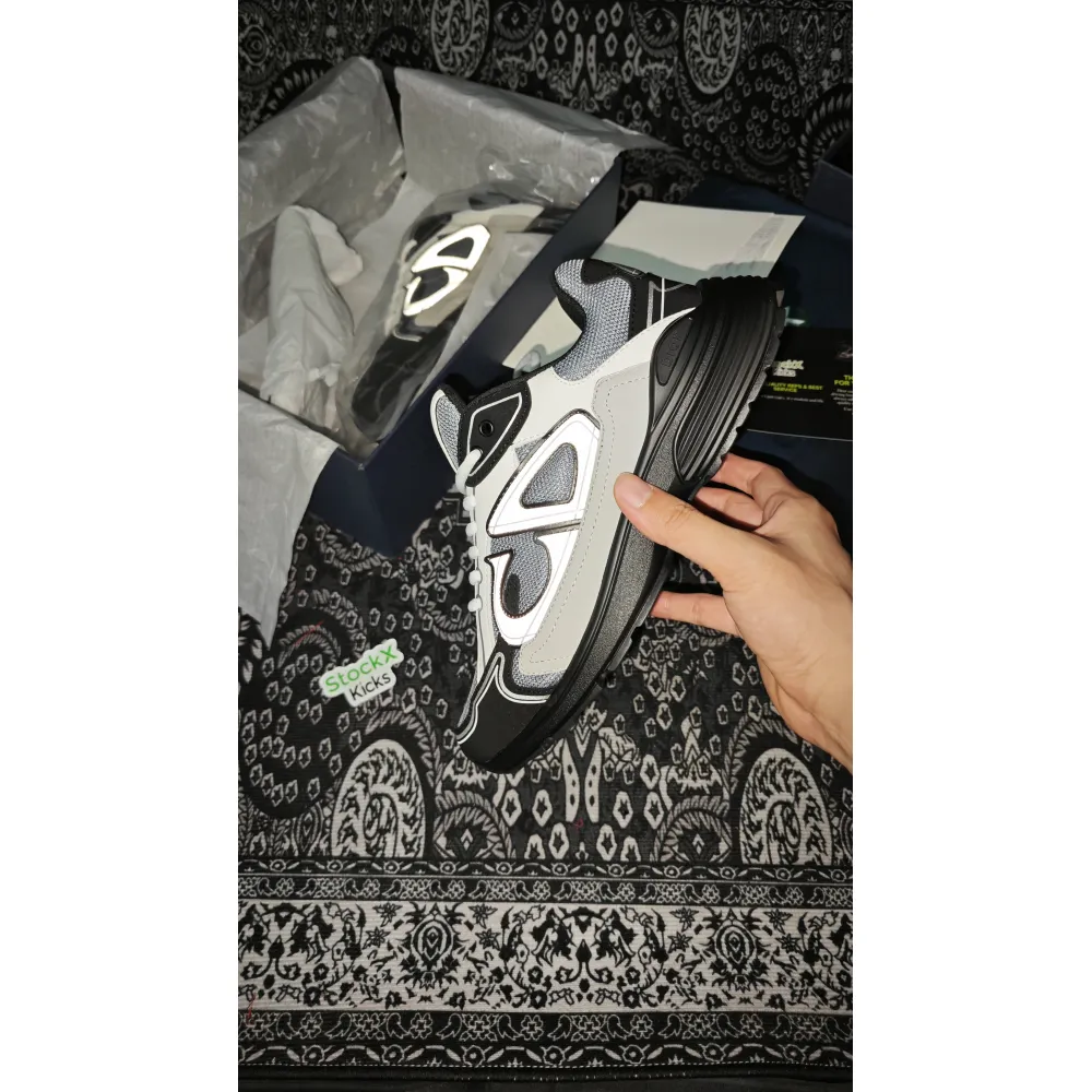Dior B30 Countdown Sneaker Blue Mesh with Gray, White and Black Technical Fabric