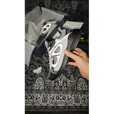 Dior B30 Countdown Sneaker Blue Mesh with Gray, White and Black Technical Fabric 02