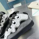 Lanvin Curb Sneakers White Anthracite PB FM SKRK11 TONE P240018