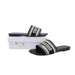 DIOR Classic Dway Slide Rose Black