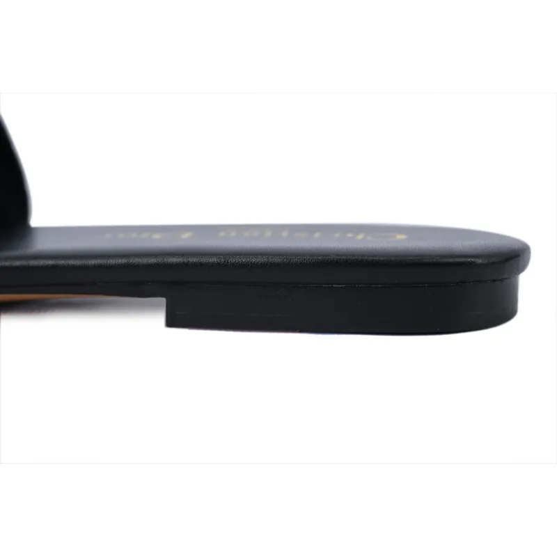 DIOR Classic Dway Slide Rose Black